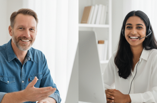 Virtual assistant working with an Australian business owner